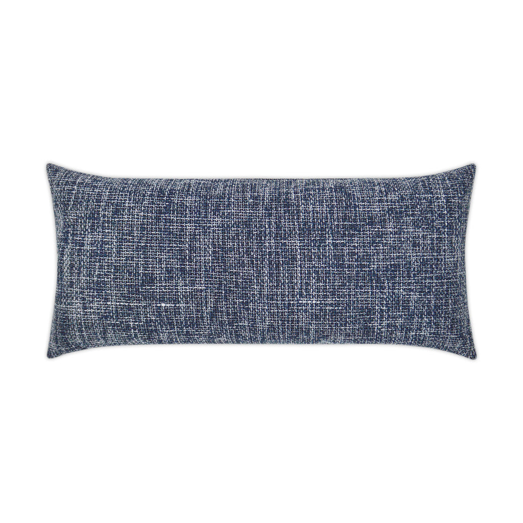 Outdoor Double Trouble Lumbar Pillow - Navy | DV Kap