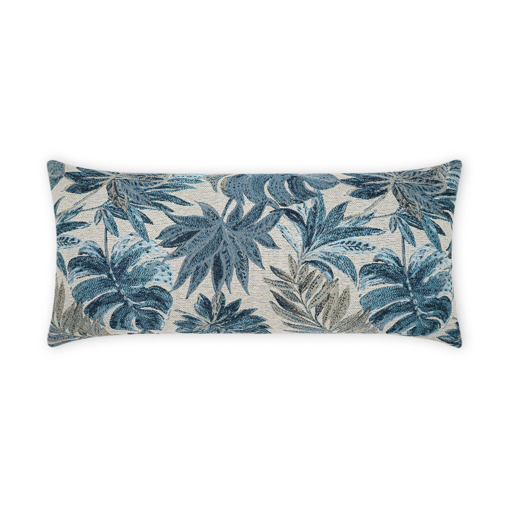 Outdoor Rain Forest Lumbar Pillow - Blue | DV Kap