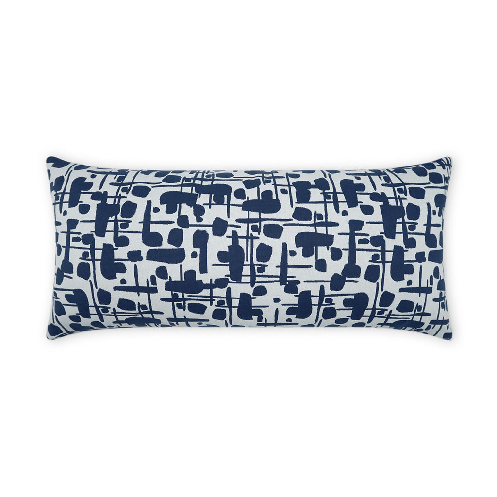 Outdoor Jargon Lumbar Pillow - Blue | DV Kap