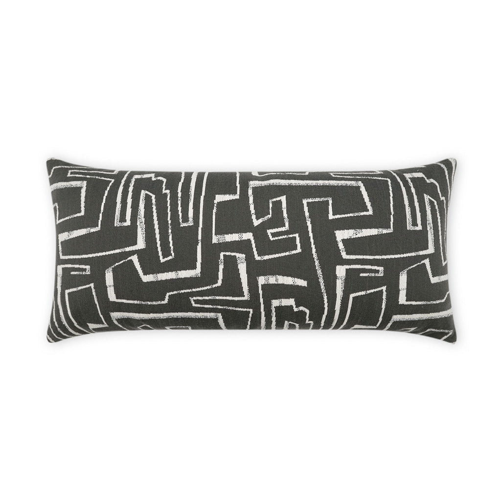 Outdoor Theon Lumbar Pillow - Onyx | DV Kap