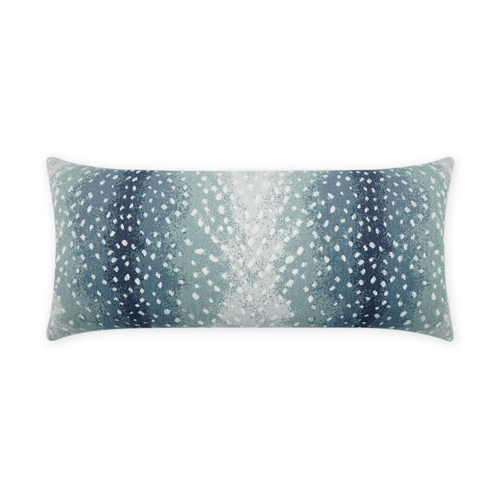 Outdoor Cerbiatta Lumbar Pillow - Azure | DV Kap