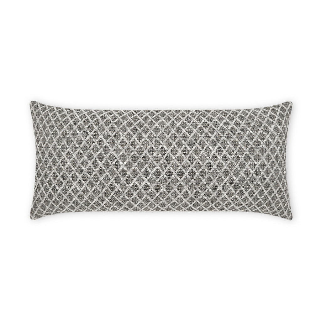 Outdoor Ambree Lumbar Pillow - Ebony | DV Kap