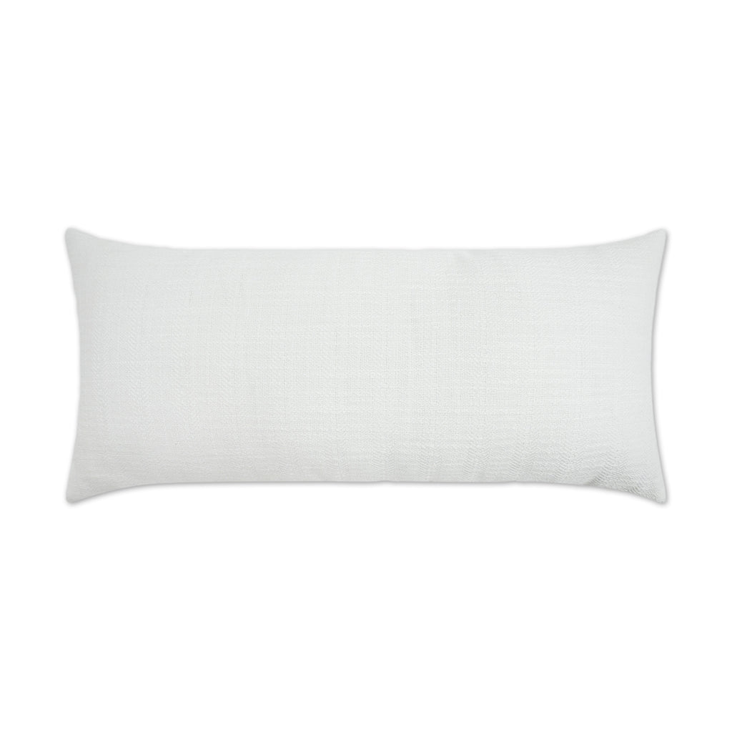 Outdoor Ashmolton Lumbar Pillow - White | DV Kap