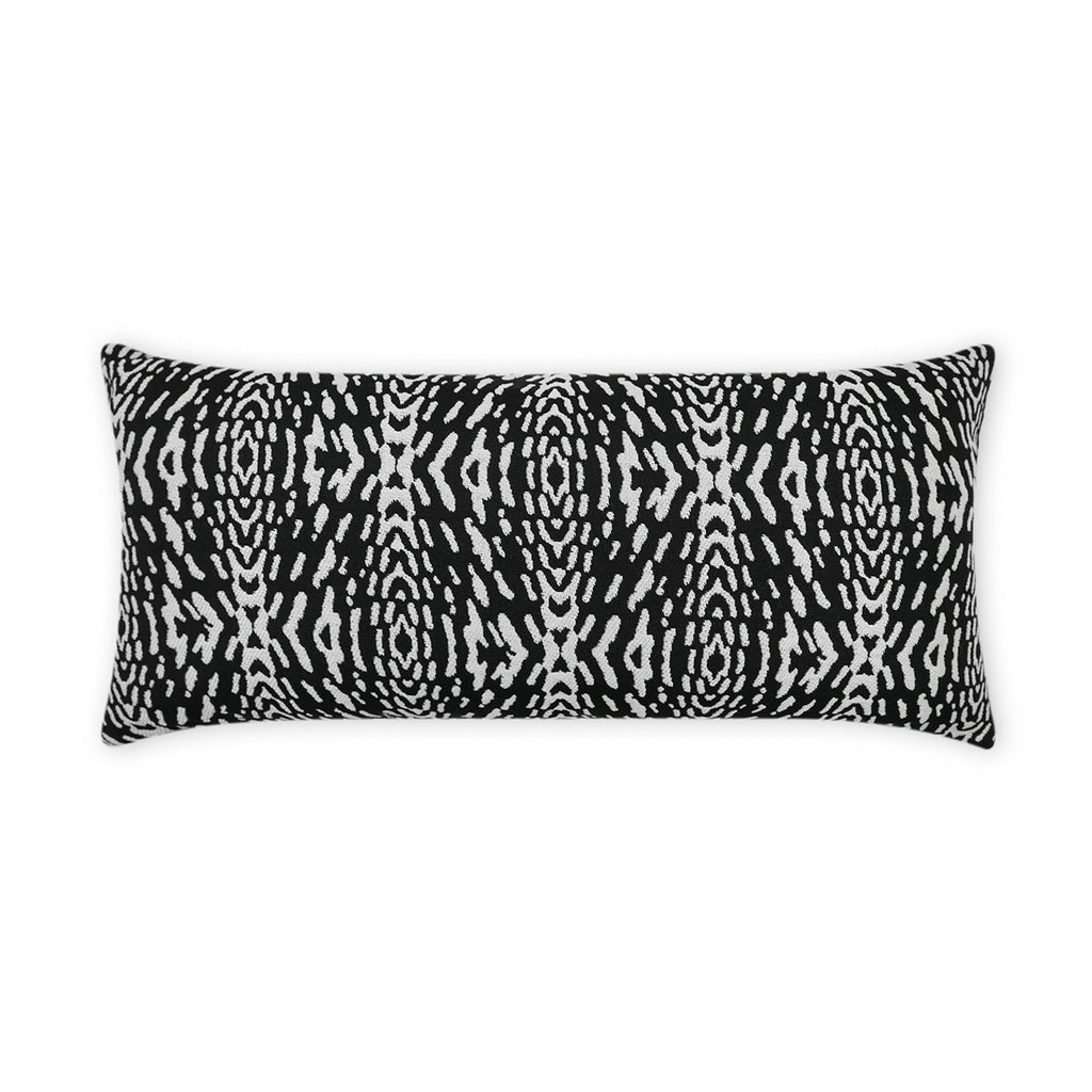 Outdoor Riff Lumbar Pillow - Ebony | DV Kap