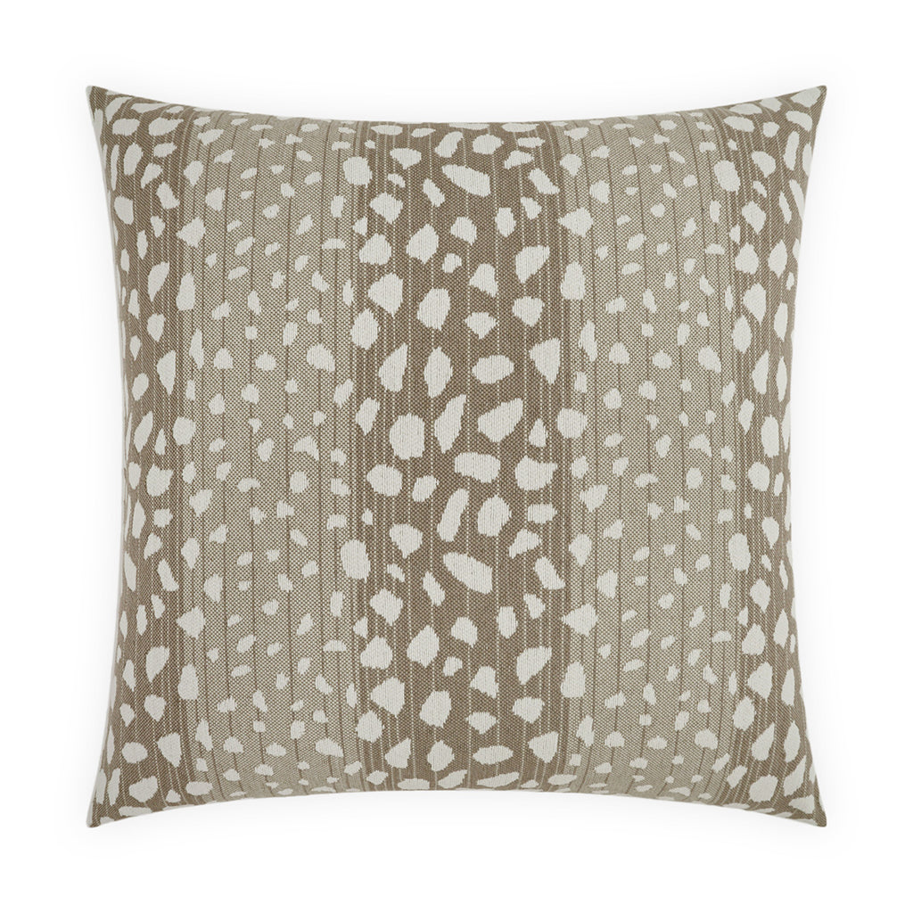 Outdoor Deerskin Pillow - Alabaster | DV Kap
