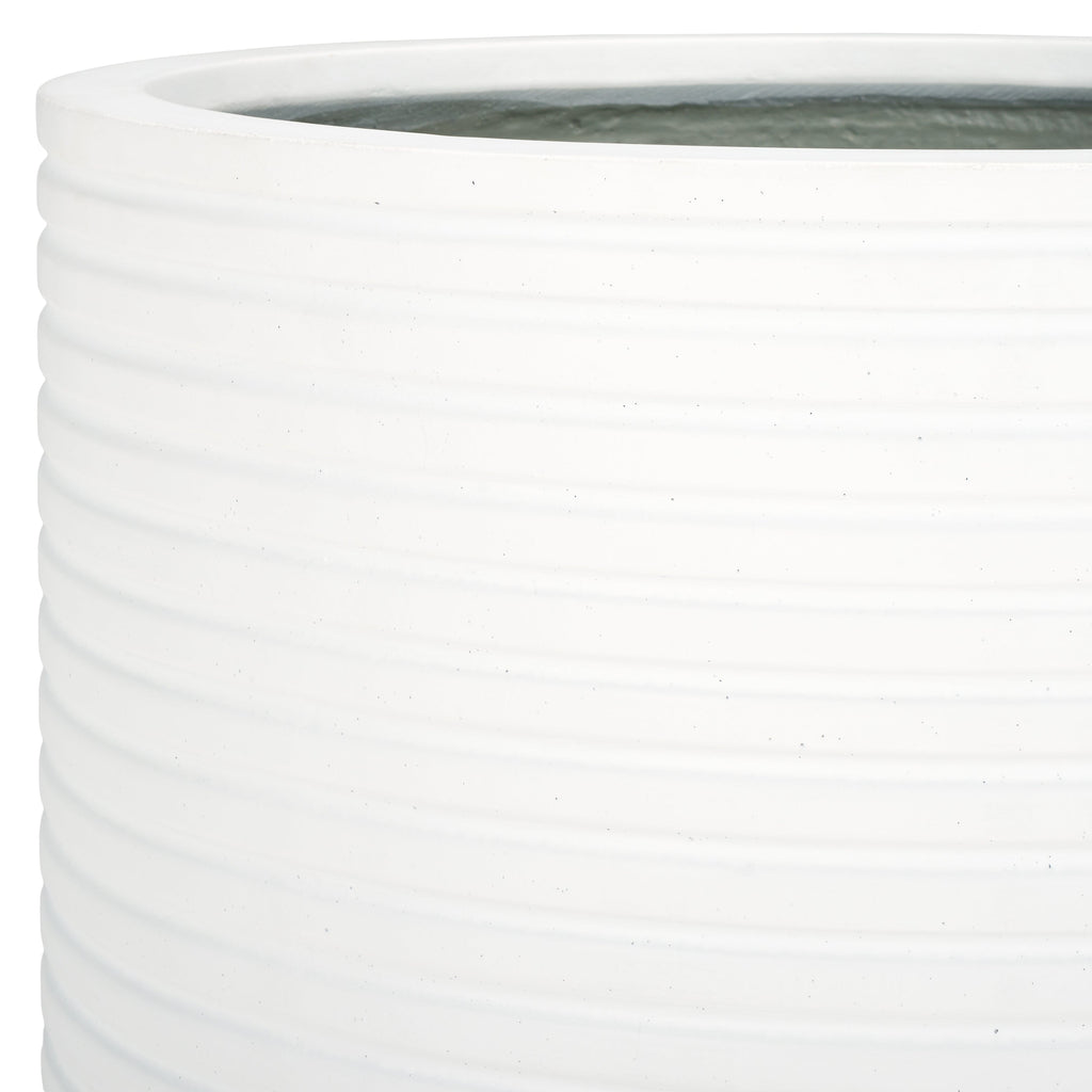 Nardo Planter Pot (Set of 2) | Safavieh - PAT1530 - White