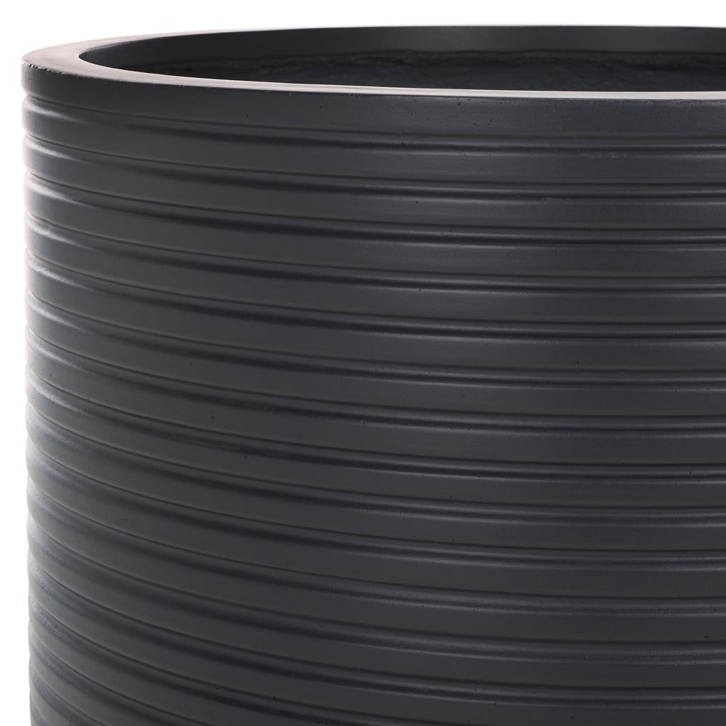 Nardo Large Planter Pot | Safavieh - PAT1531 - Black