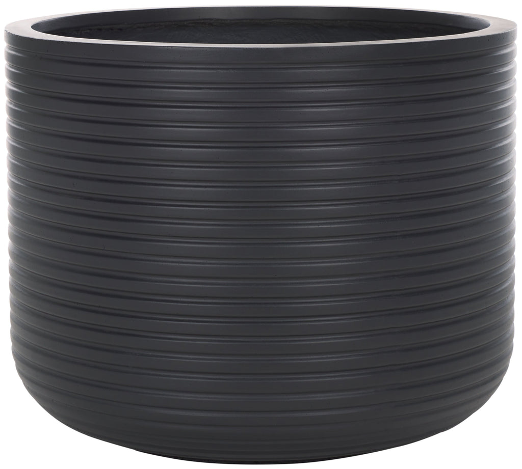 Nardo Large Planter Pot | Safavieh - PAT1531 - Black