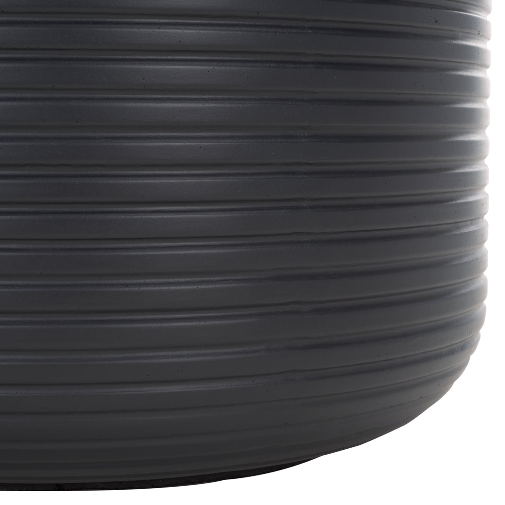 Nardo Large Planter Pot | Safavieh - PAT1531 - Black