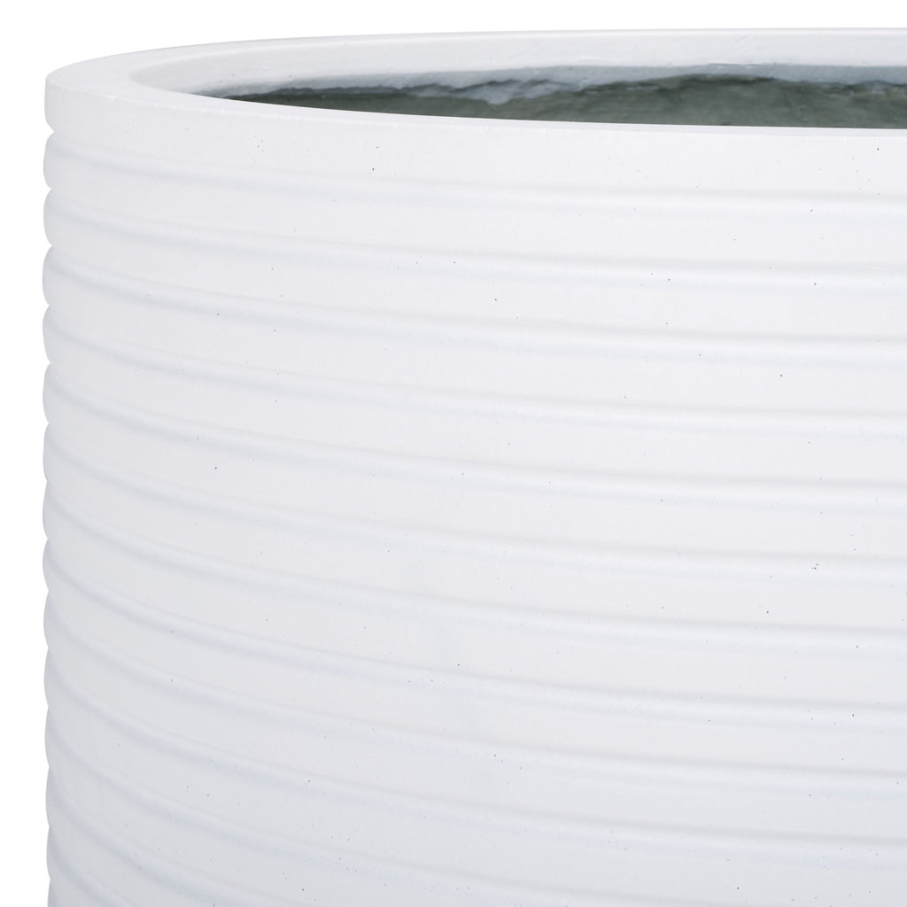 Nardo Large Planter Pot | Safavieh - PAT1531 - White