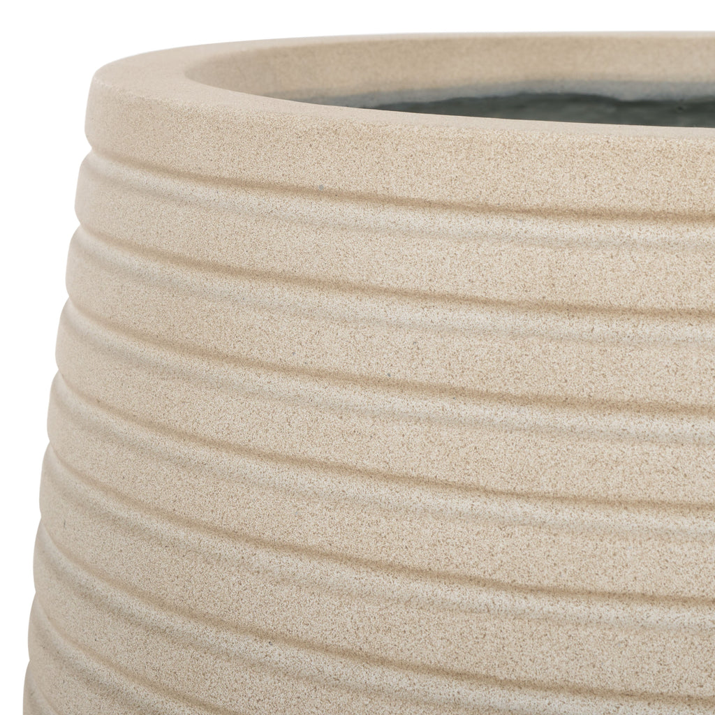 Jasper Planter Pot | Safavieh - PAT1535 - Beige