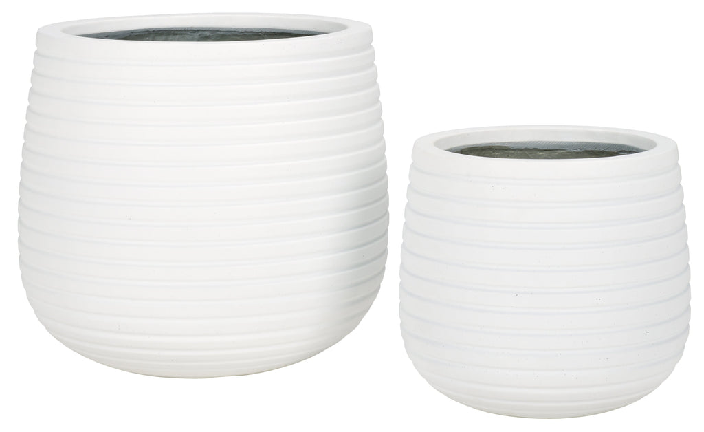 Jasper Planter Pot | Safavieh - PAT1535 - White