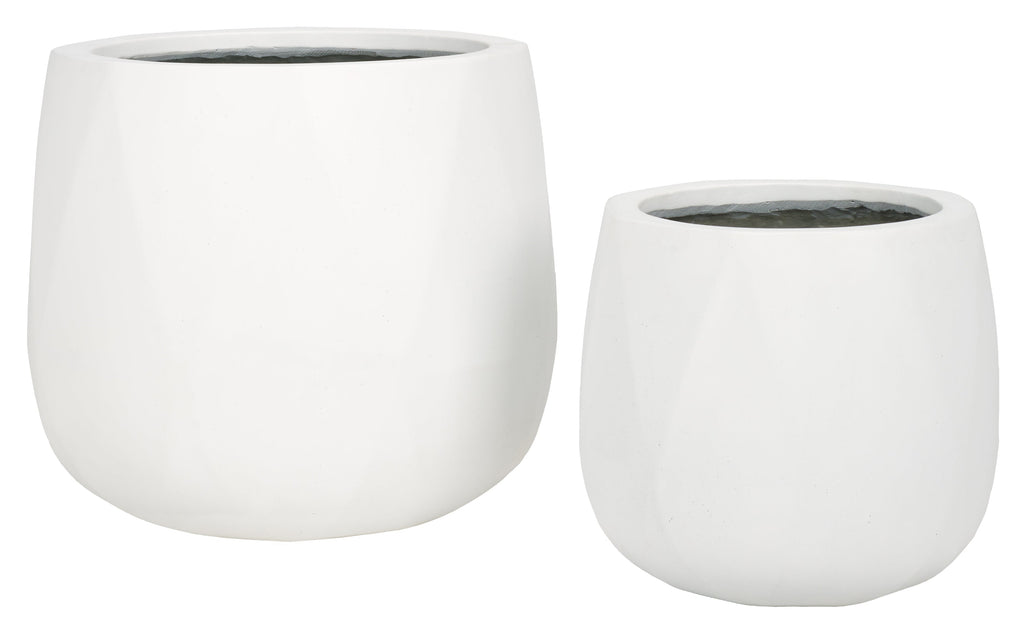 Kane Planter Pot | Safavieh - PAT1536 - White