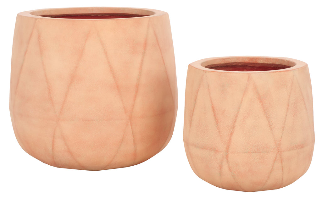 Kane Planter Pot | Safavieh - PAT1536 - Terracotta