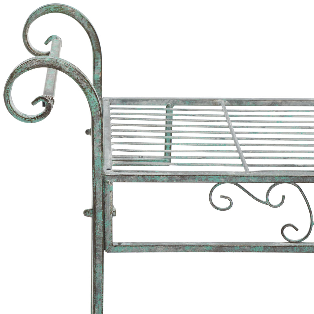 Noreen 3 Tier Shelf | Safavieh - PAT5006 - Antique Green