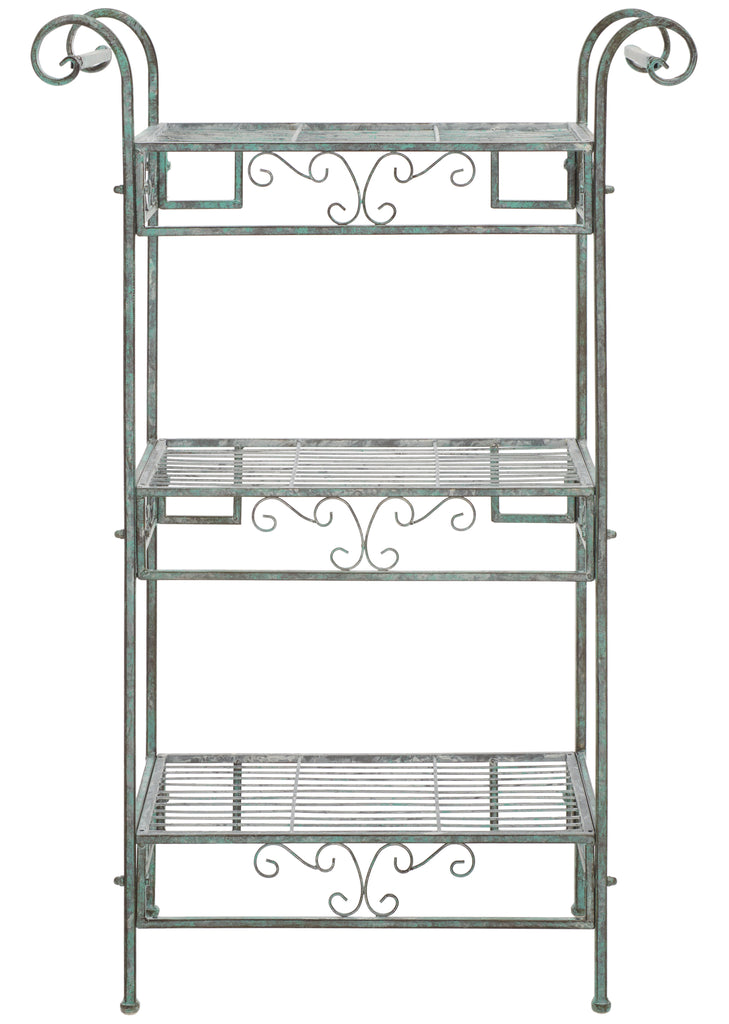 noreen-3-tier-shelf-safavieh-pat5006-Antique Green