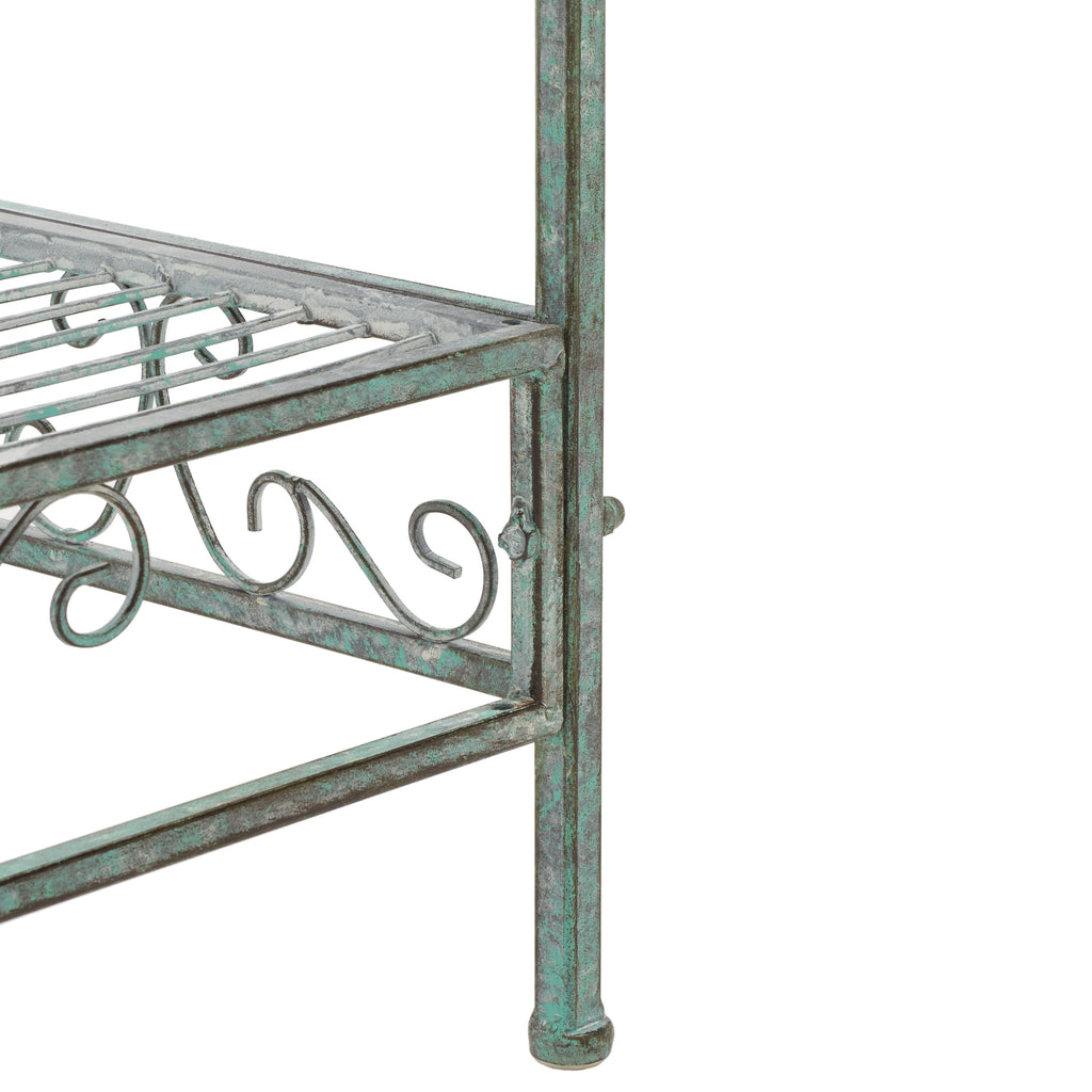 Noreen 3 Tier Shelf | Safavieh - PAT5006 - Antique Green