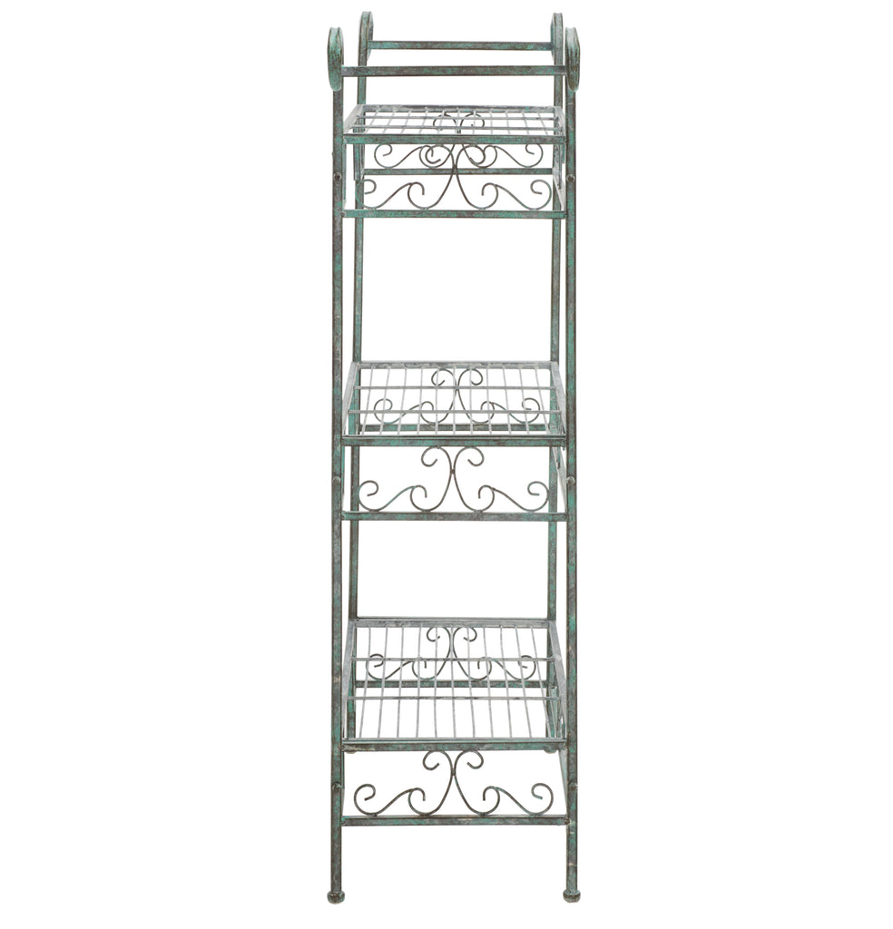 Noreen 3 Tier Shelf | Safavieh - PAT5006 - Antique Green