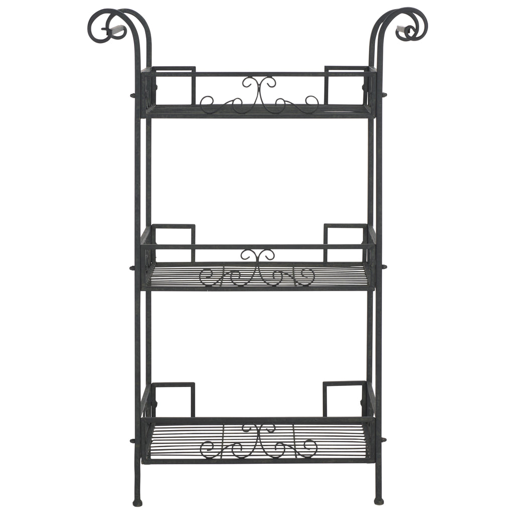 Noreen 3 Tier Shelf | Safavieh - PAT5006 - Black