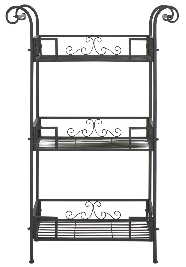 Noreen 3 Tier Shelf | Safavieh - PAT5006 - Black