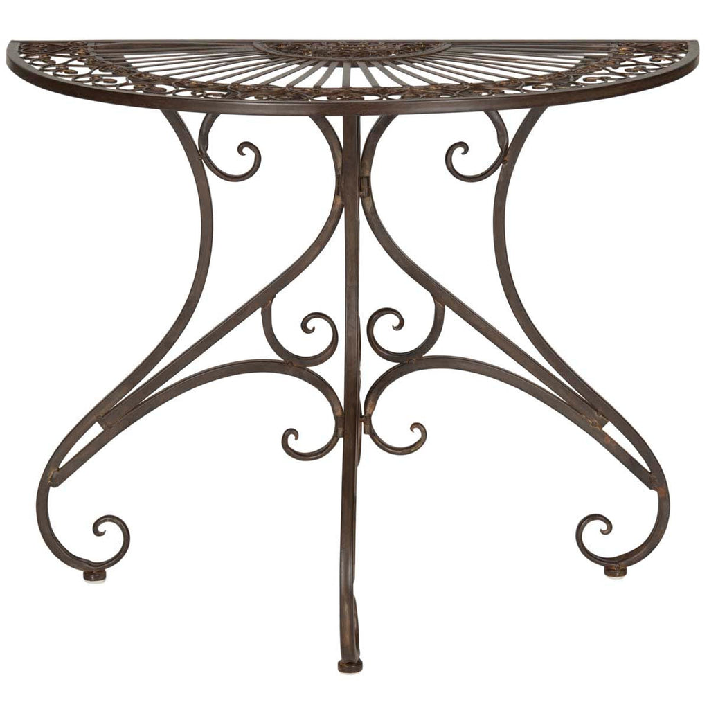 Annalise Accent Table | Safavieh - PAT5008 - Rustic Brown