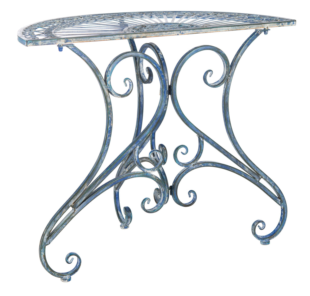 Annalise Accent Table | Safavieh - PAT5008 - Antique Blue