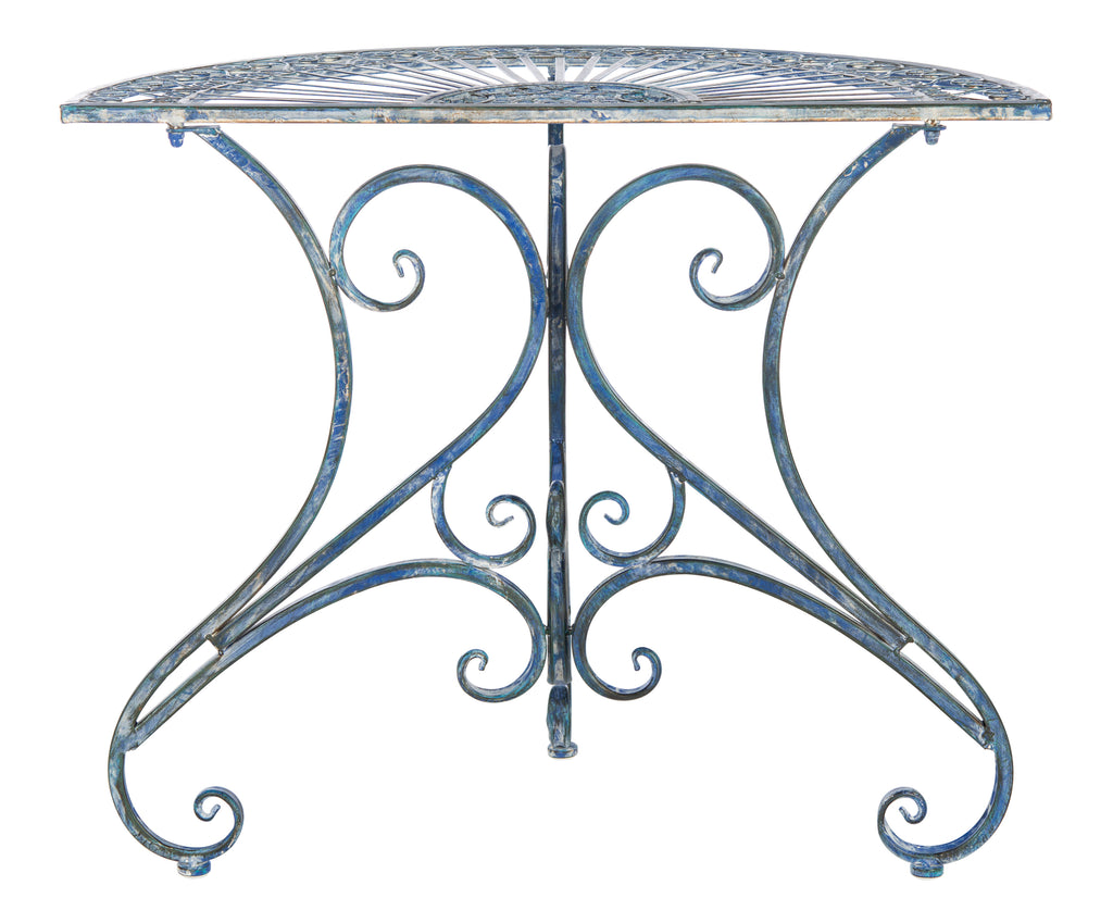 Annalise Accent Table | Safavieh - PAT5008 - Antique Blue