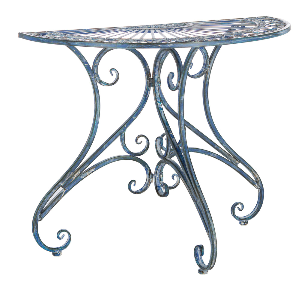 Annalise Accent Table | Safavieh - PAT5008 - Antique Blue