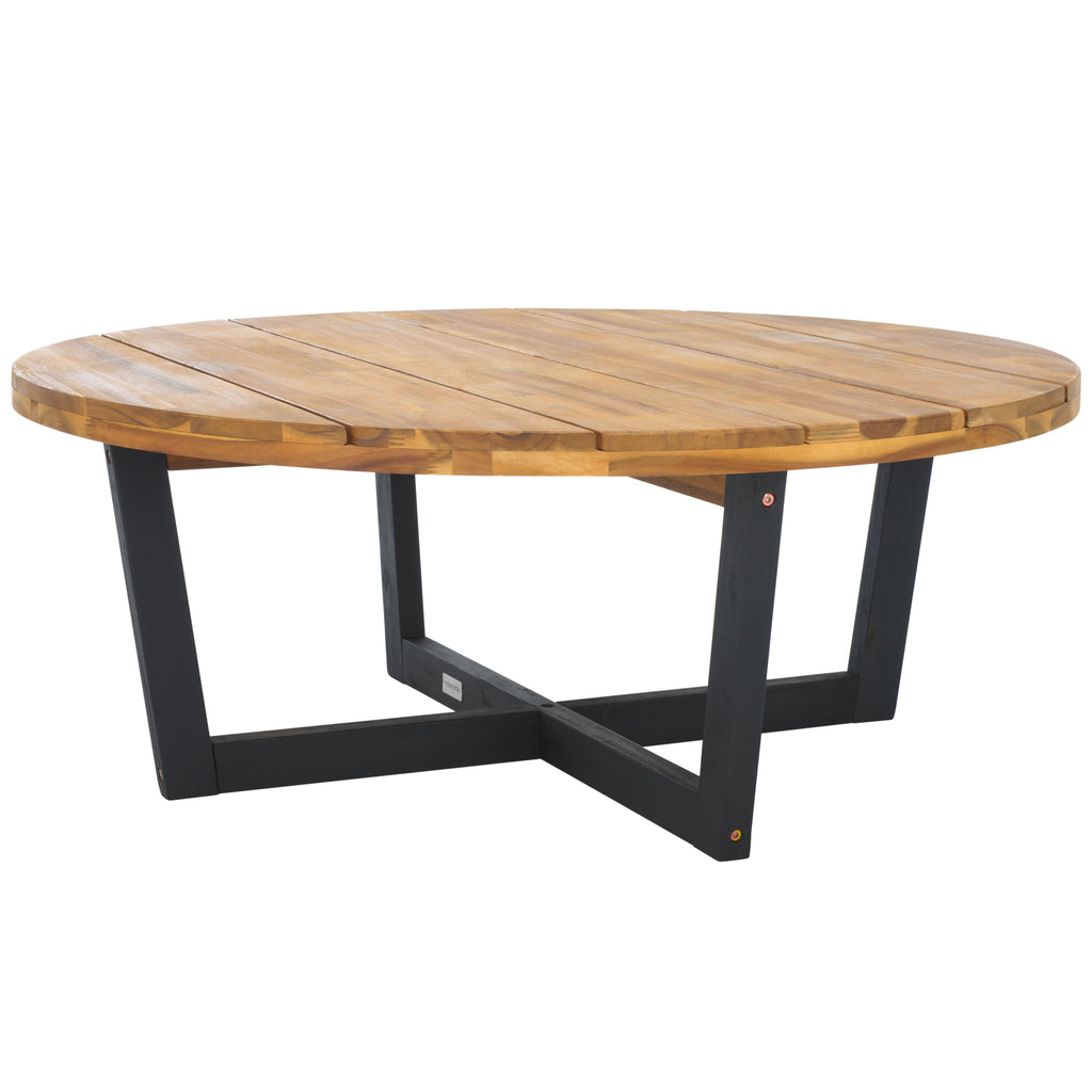 Safavieh Leo Round Coffee Table 4 Legs, PAT7320