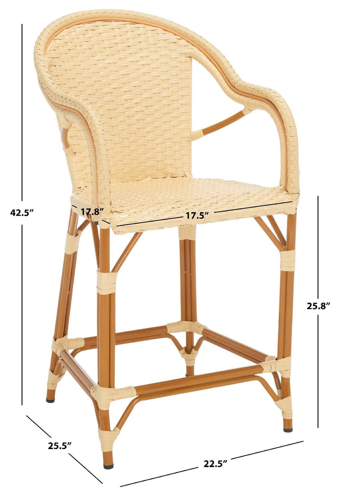 Safavieh California Counter Stool - Natural