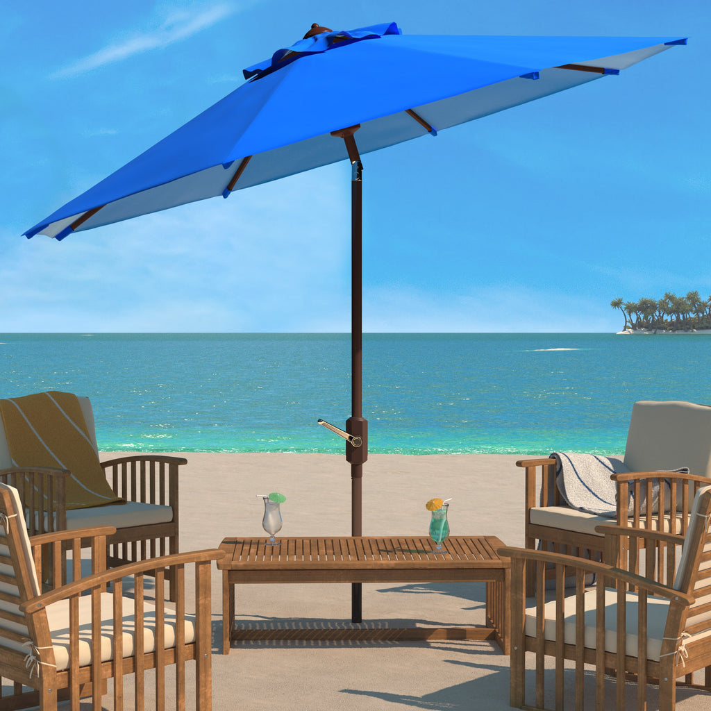 uv-resistant-ortega-9-ft-auto-crank-umbrella-safavieh-pat8001-Pacific Blue