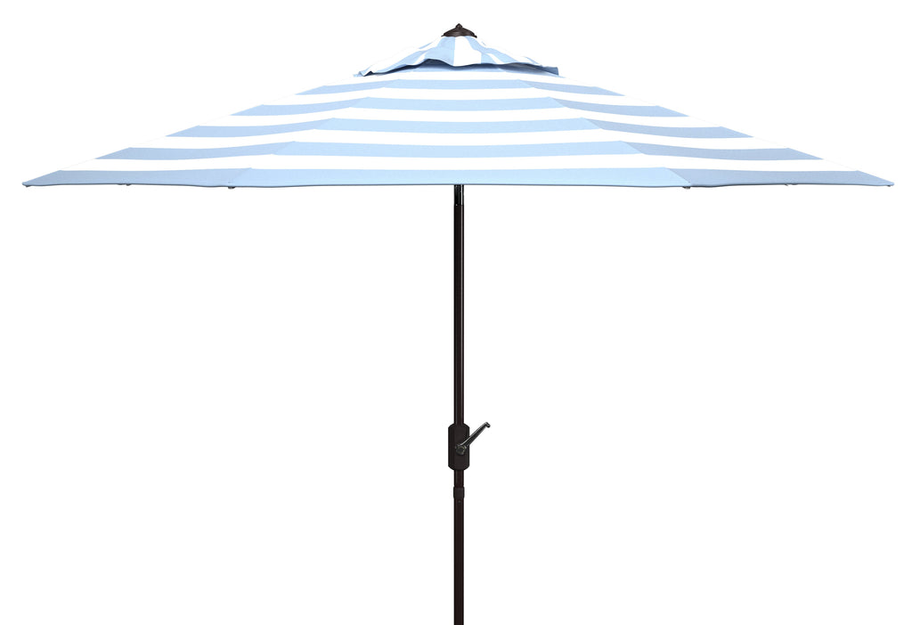 uv-resistant-iris-fashion-line-9ft-auto-umbrella-safavieh-pat8004-Baby Blue / White