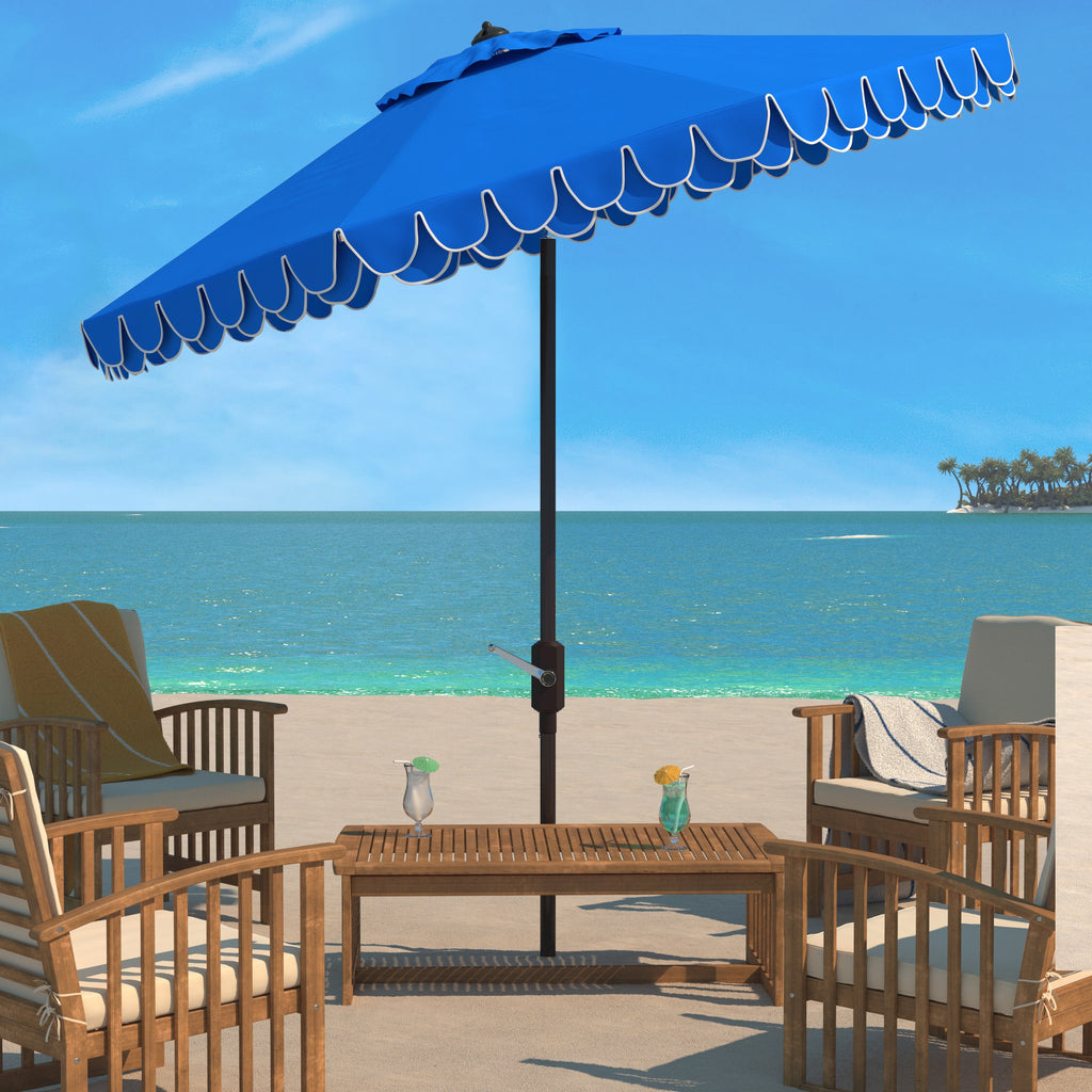 uv-resistant-elegant-valance-9ft-auto-umbrella-safavieh-pat8006-Pacific Blue