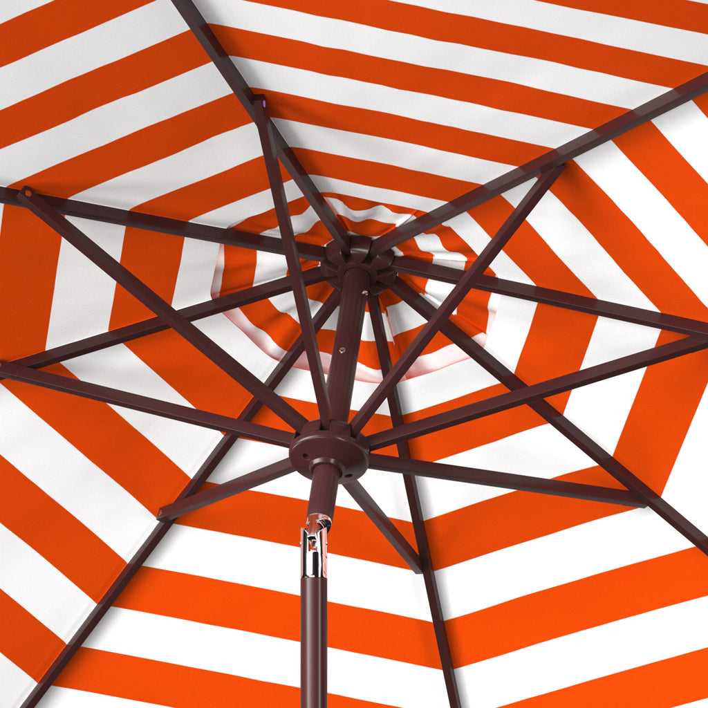 athens-inside-out-striped-9ft-crank-outdoor-auto-umbrella-safavieh-pat8007-Orange