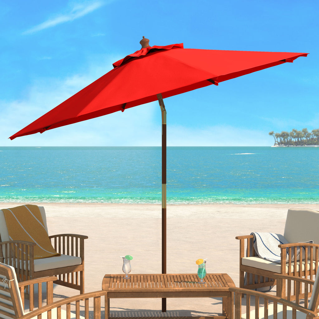 cannes-9ft-wooden-outdoor-umbrella-safavieh-pat8009-Red