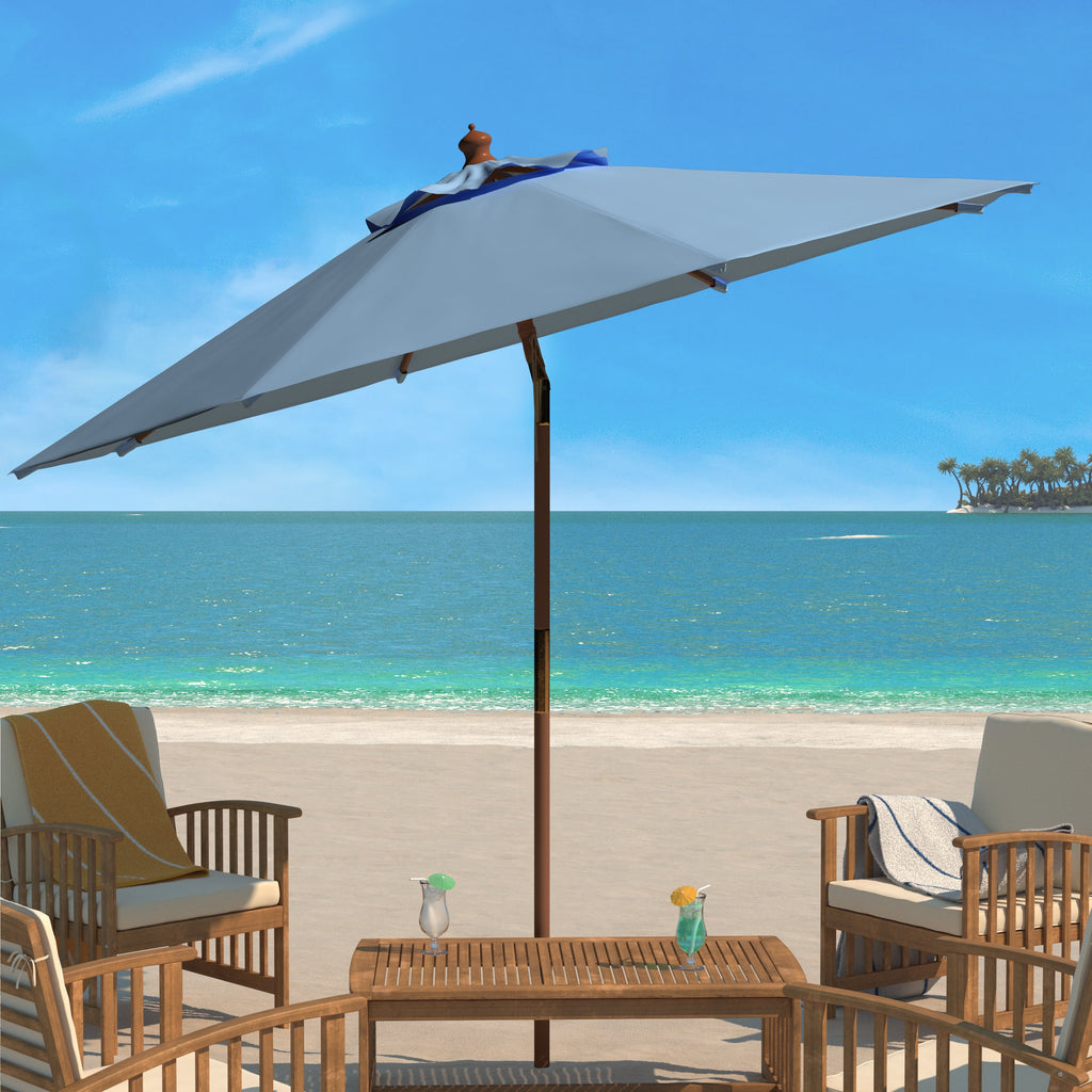 cannes-9ft-wooden-outdoor-umbrella-safavieh-pat8009-Blue