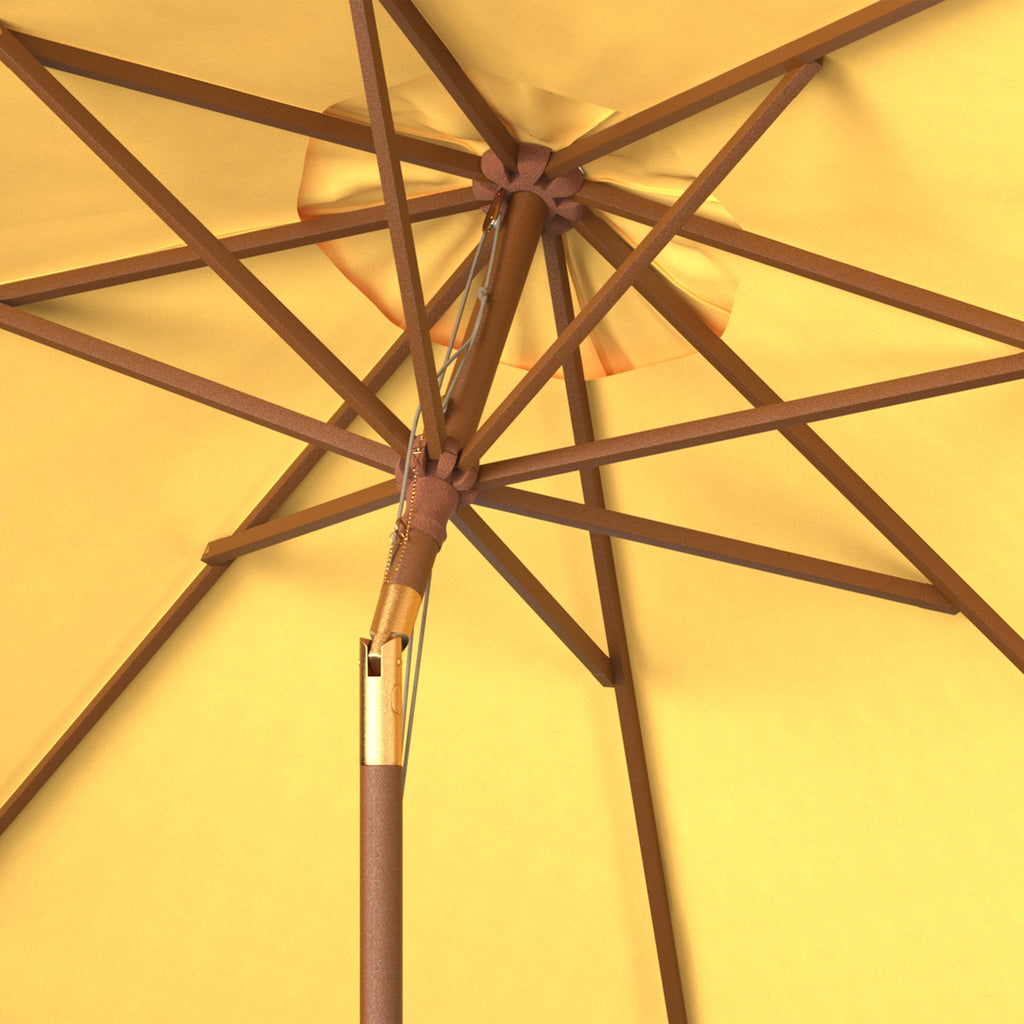 cannes-9ft-wooden-outdoor-umbrella-safavieh-pat8009-Yellow