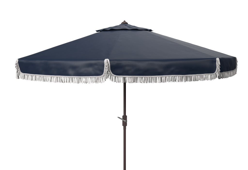 milan-fringe-11ft-rnd-crank-umbrella-safavieh-pat8108-Navy/White