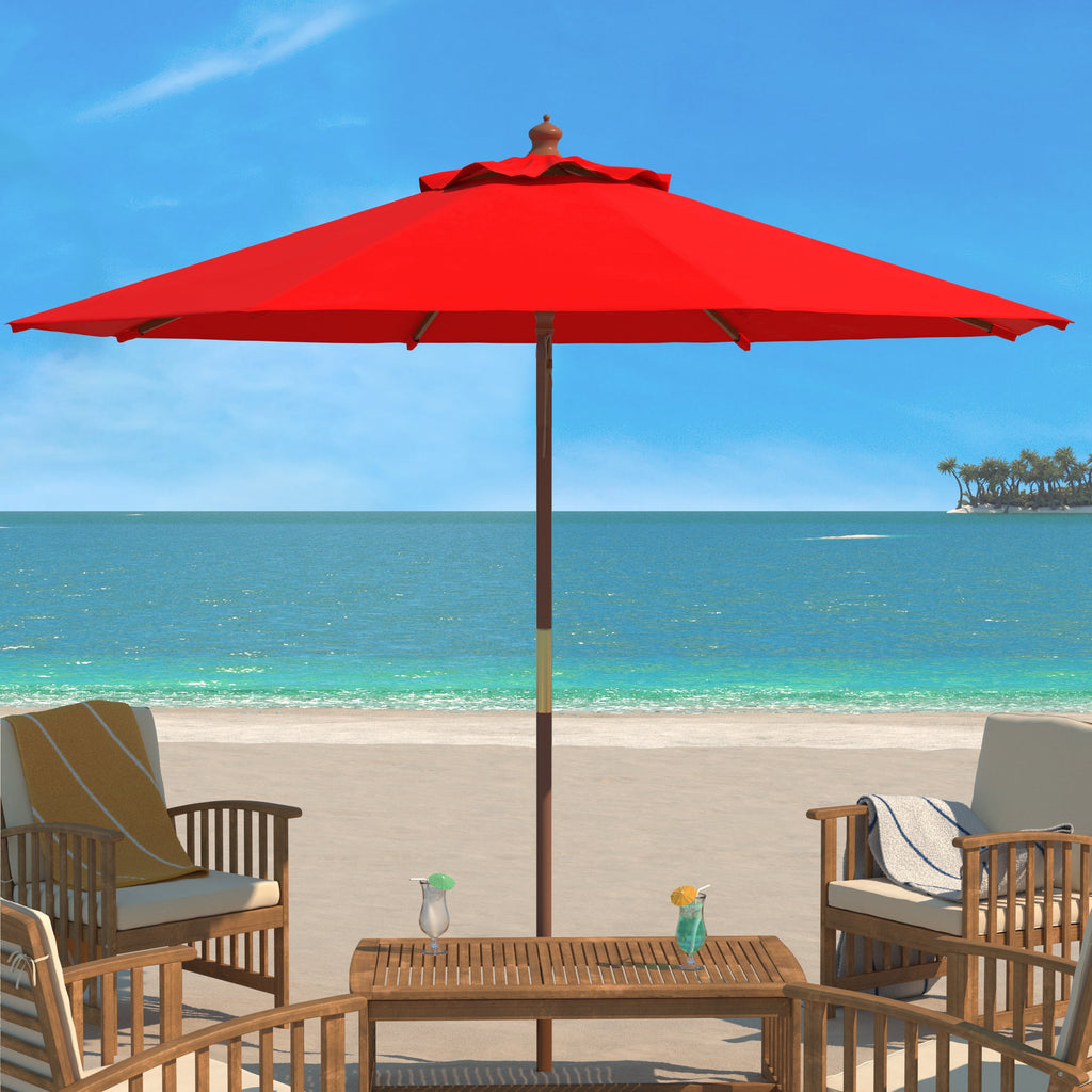 cannes-11ft-wooden-pulley-market-umbrella-safavieh-pat8109-Red