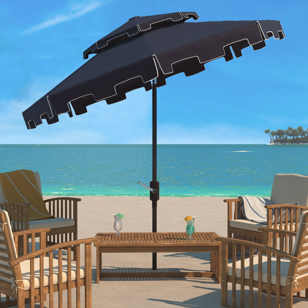 zimmerman-9ft-double-top-market-umbrella-safavieh-pat8200-Navy/White