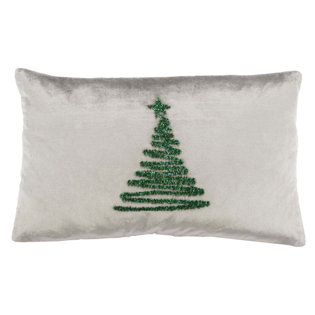 Enchanted Evergreen Pillow | Safavieh - Grey/Green