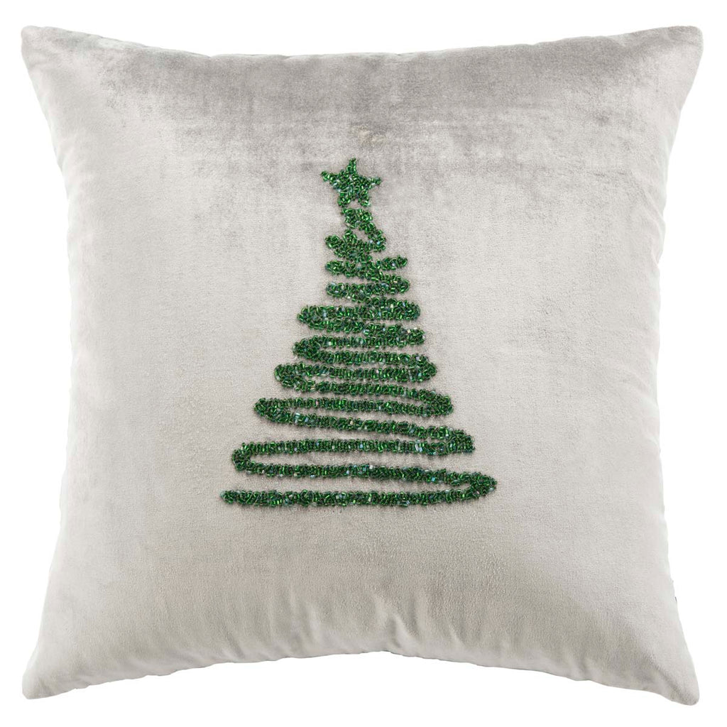 Enchanted Evergreen Pillow | Safavieh - Grey/Green