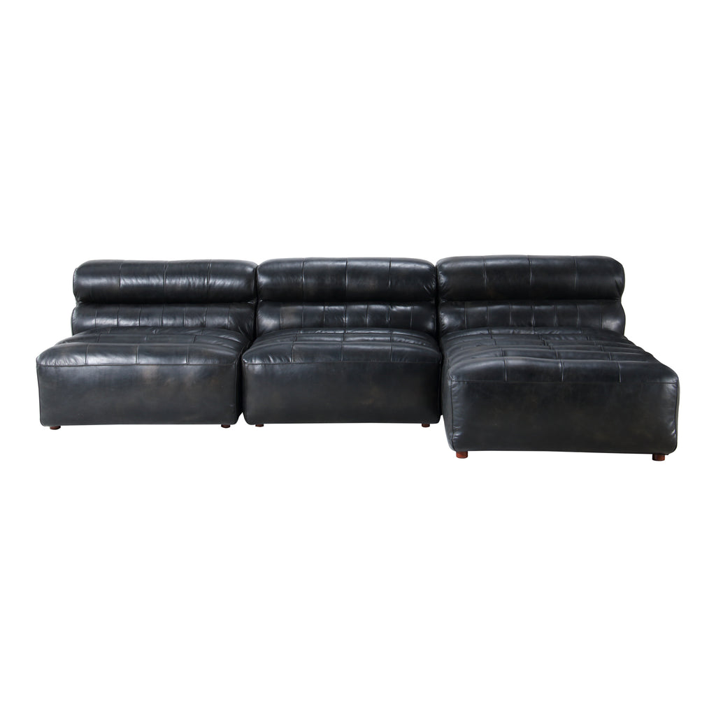 Ramsay Signature Modular Sectional Antique Black | Moe's Furniture - QN-1018-01