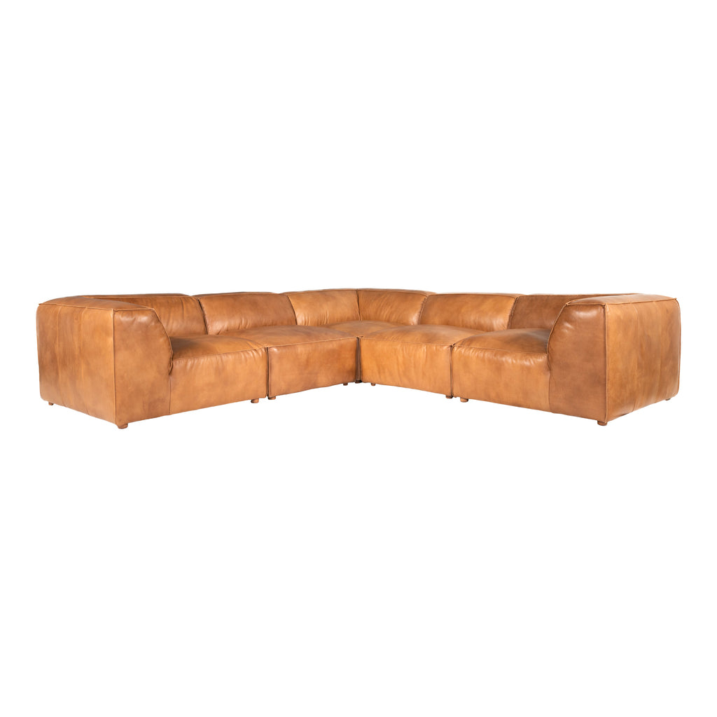 Luxe Classic L Modular Sectional Tan | Moe's Furniture - QN-1025-40