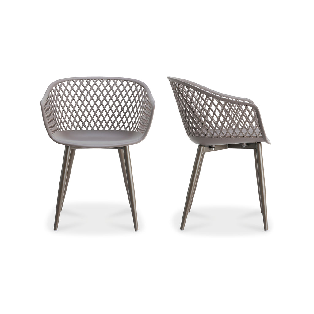 Piazza Outdoor Chair Grey-Set Of Two | Moe's Furniture - QX-1001-15