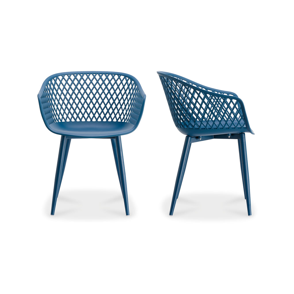 Piazza Outdoor Chair Blue-Set Of Two | Moe's Furniture - QX-1001-26