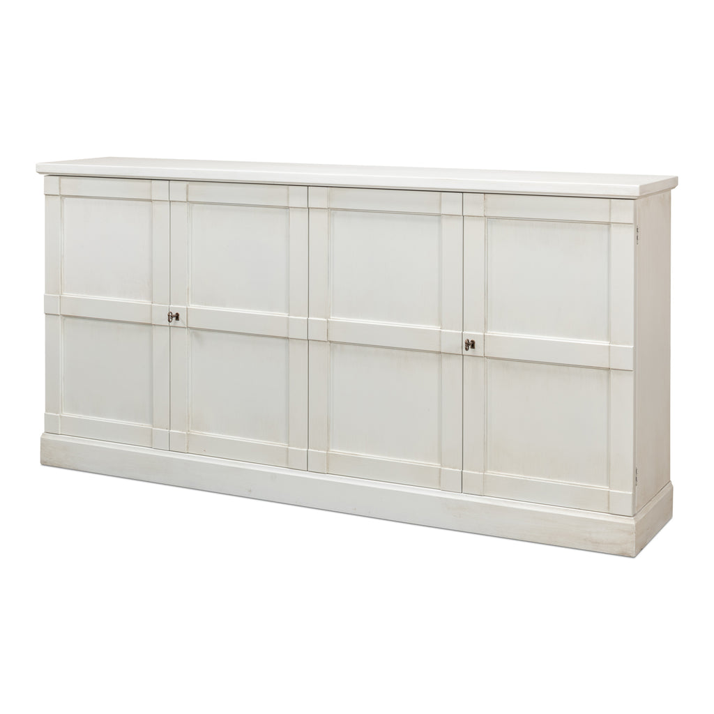 Lionisio Buffet 75" Cortinawht Wood Drs | Sarreid Ltd - R077-79W