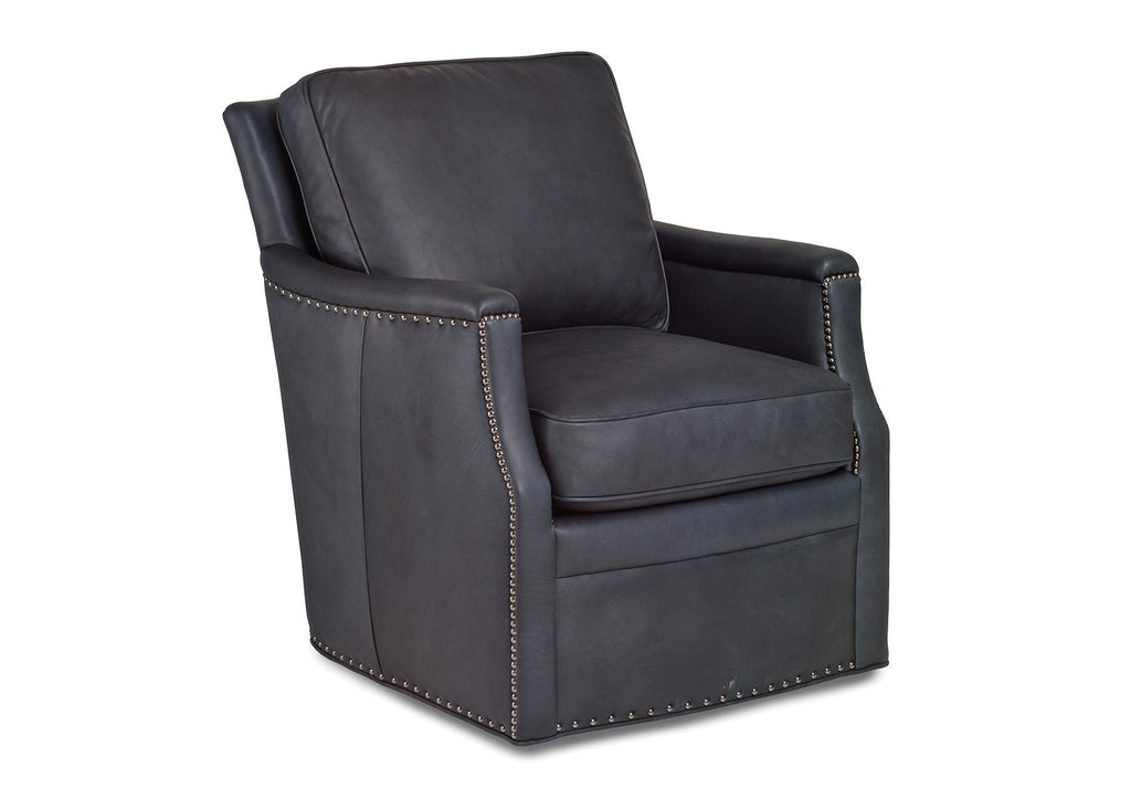 Thompson Swivel Chair | Maitland Smith - RA1165-S-WIM-SLA