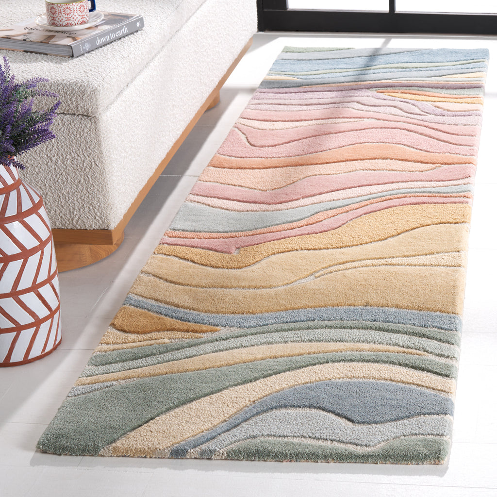 Rodeo Drive 451 Rug | Safavieh - RD451 - Blue / Blush