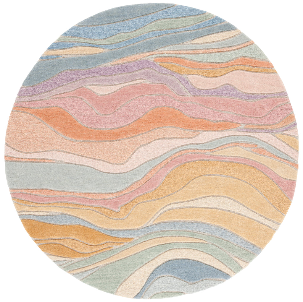 Rodeo Drive 451 Rug | Safavieh - RD451 - Blue / Blush